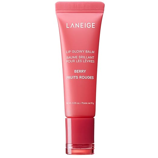 LANEIGE Lip Glowy Balm Hydrate, Glossy, Lightweight, Moisturize & Tint with Shea