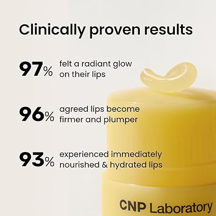 CNP Honey Lip Butter (0.5 fl.oz / 15ml) - Propolis Lipcerin™, Hydrating Overnight Manuka Lip Balm & Mask, 12hrs Long-lasting Moisture, Gentle Exfoliation, Korean Skin Care (Honey)