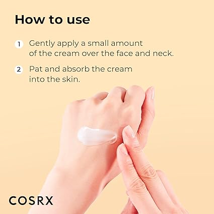 COSRX Snail Mucin 92% Repair Cream, Daily Face Gel Moisturizer for Dry Skin, Acne-prone, Sensitive Skin, Not Tested on Animals, No Parabens, Korean Skin Care (3.52 Fl Oz (Pack of 1))