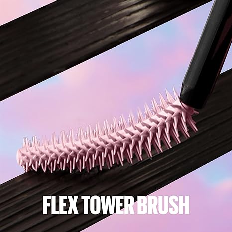 Maybelline Lash Sensational Sky High Washable Mascara Makeup, Volumizing, Lengthening, Defining, Curling, Multiplying, Buildable Formula, Blackest Black, 1 Count