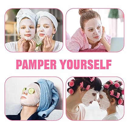 Facial Masks for Women Skin Care, Sheet Masks Beauty with Natural Ingredients, Birthday Party Spa Gift for Kids Teens Girls,