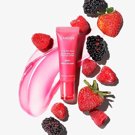 LANEIGE Lip Glowy Balm Hydrate, Glossy, Lightweight, Moisturize & Tint with Shea